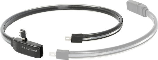 M-wave Κλειδαρια Σπιραλ Κλειδι 1000mm 23x12mm 23.10 230061 Μαύρο