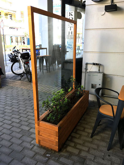 Gard Vânt Paravan Magazin Jardiniere 100×180 Cm