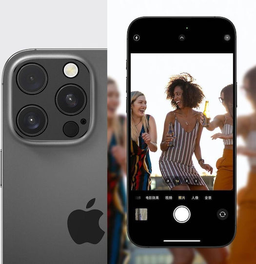 Tech-Protect Camalloy Fit+ Mobile Camera Protector Metal Frame Orange For iPhone 17 Pro