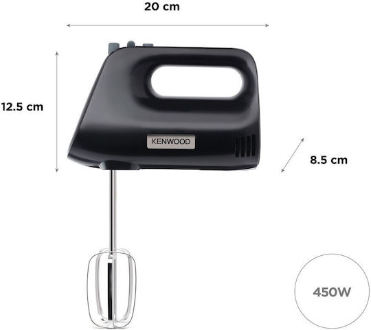 Kenwood Hand Mixer 450W Black