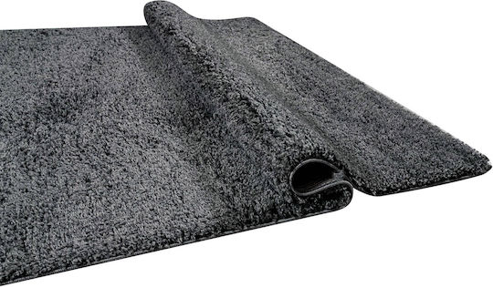 Balsan Shaggy 1001 Set Zottelig Schlafzimmer-Teppichsets Synthetisch,Polyester/Cotton/Leather Gray P621668 3Stück