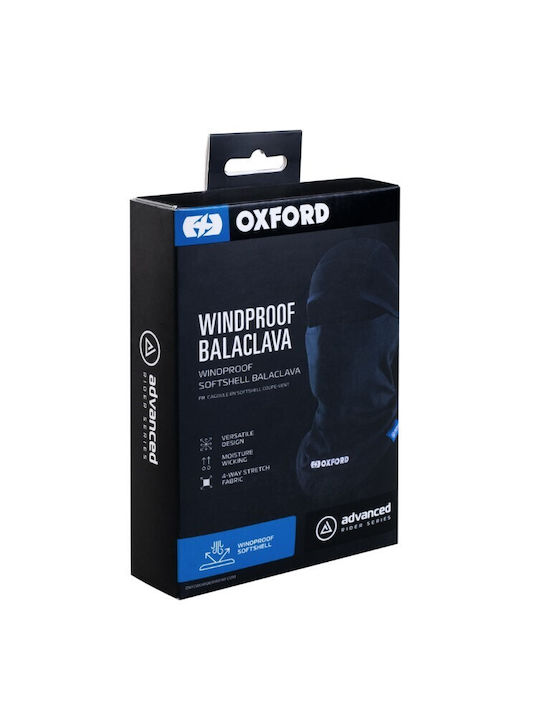 Oxford Full Face Μπαλακλάβα Αναβάτη Μοτοσυκλέτας Fleece Μαύρο Χρώμα