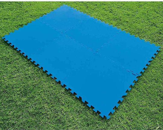 Bakaji Above Ground Pool Base Mat Puzzle Tiles 8 Pcs 50x50 cm 1.9 sq.m 02012555