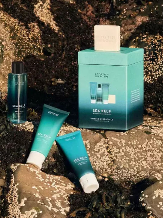 Sea Kelp Hautpflege-Set für Körperreinigung & Feuchtigkeitsspendend 4 Stück