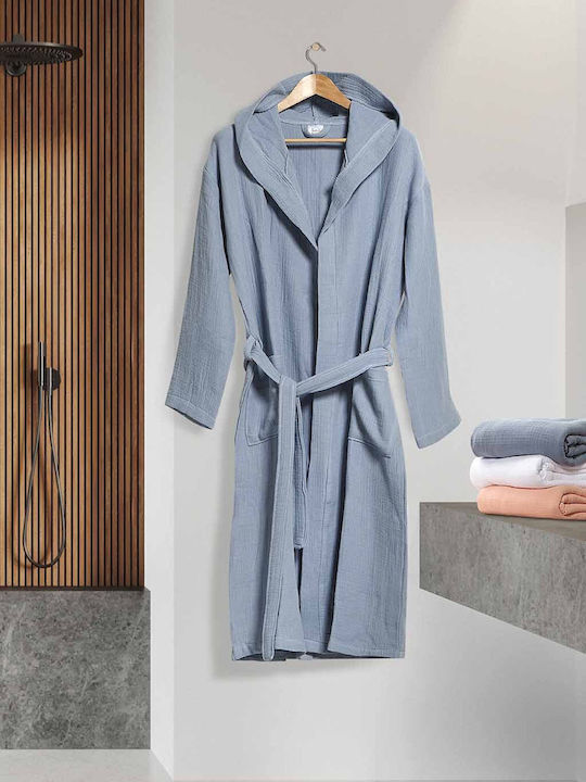 Aigaion Bathrobe with Hood Mushroom 220gr/m²