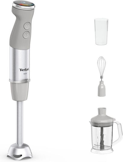 Tefal Quickchef+ Ραβδομπλέντερ με Ανοξείδωτη Ράβδο 1000W Γκρι