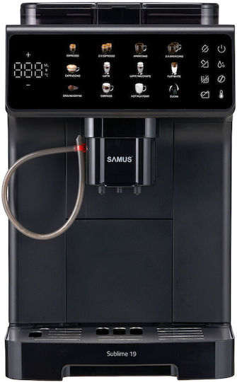 Samus Sublime 19 Automat de Espresso 1350W Presiune 20bar pentru Cappuccino Neagră
