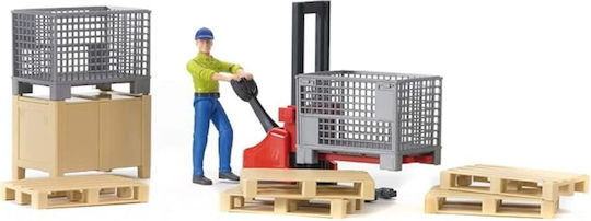 Bruder Σετ Logistics με Εργάτη για 5+ Ετών