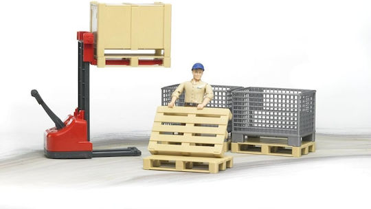 Bruder Σετ Logistics με Εργάτη για 5+ Ετών