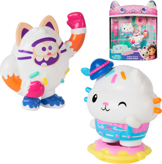 Spin Master Gabby's Dollhouse Cakey Cat & Cookie Bobby για 4+ Ετών 5εκ.