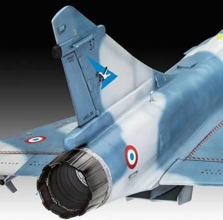 Revell Dassault Mirage 2000C Modeling Figure Airplane 62 Pieces in Scale 1:48 200cm.