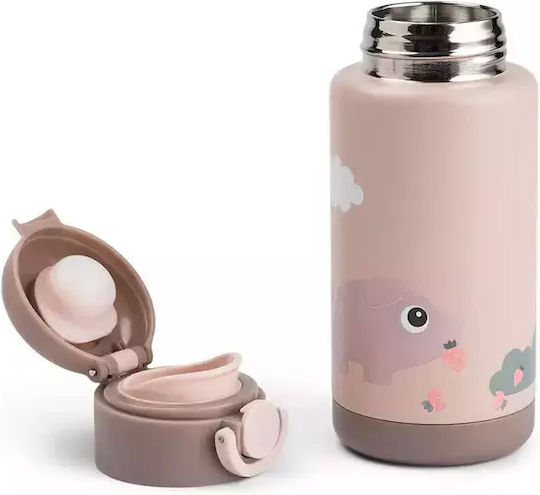 Done by Deer Kids Water Bottle Thermos Non Spill Pink 340ml