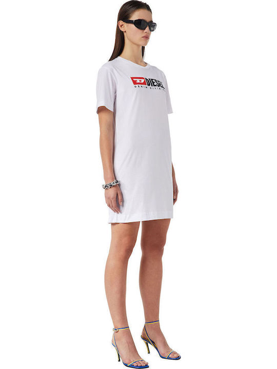 Summer Mini T-Shirt Dress White