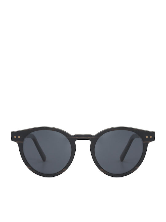 Polareye PM199 Men's Sunglasses with Wooden Frame C2