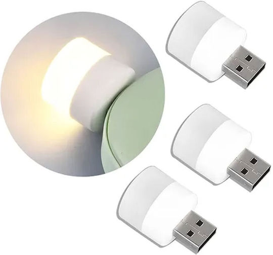 Lichterketten LED Warmes Weiß USB in Zeichenfolge 3Stück