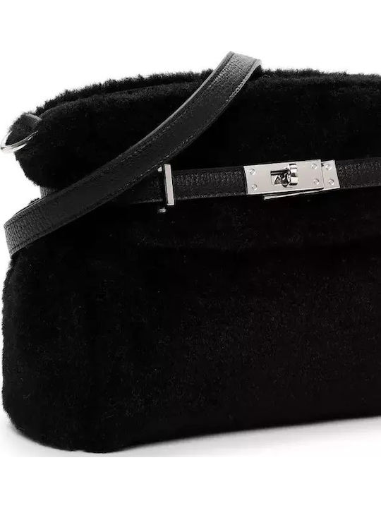Heather Damen Schultertasche Schwarz