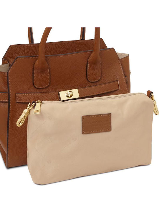 Leather Women's Bag Shoulder Gold