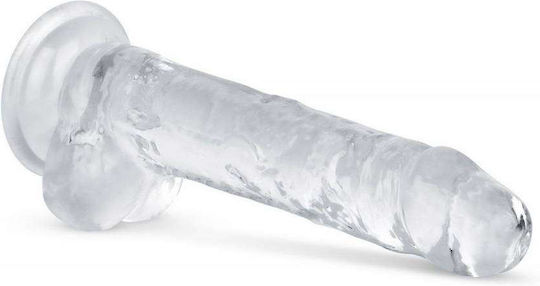 Easytoys Ρεαλιστικό Dildo με Όρχεις και Βεντούζα Διάφανο