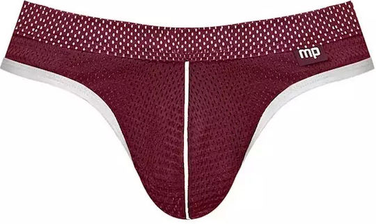 Malepower Ανδρικό Εσώρουχο Jockstrap Μπορντό