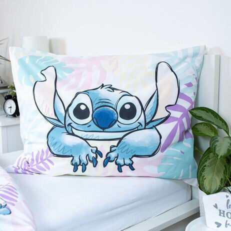Disney Lilo And Stitch Set Kids Duvet Cover Single with Pillowcase Cotton Multicolored 140x200cm