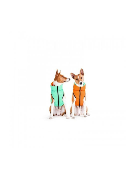 Wau Dog Hundemäntel Wasserdicht Doppel-Ansicht Leuchtendes Orange 40cm Mittel
