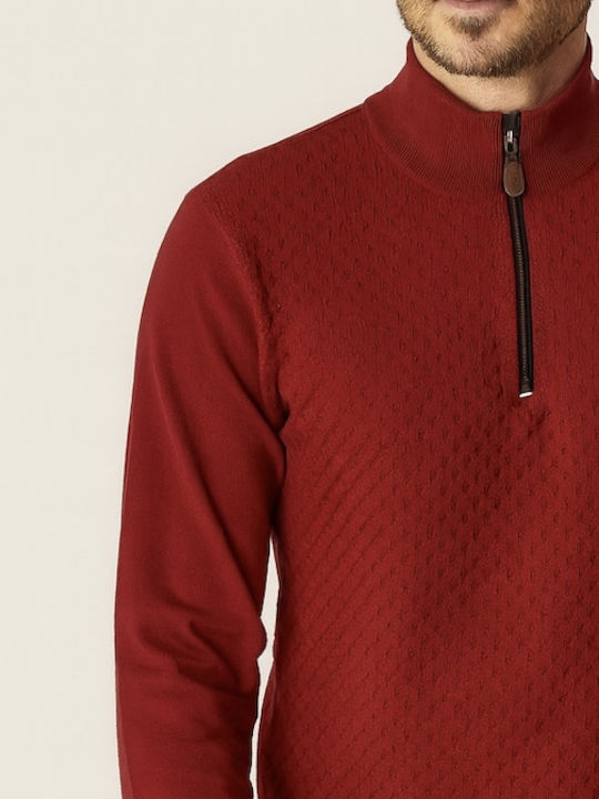 Langarm-Pullover Rot