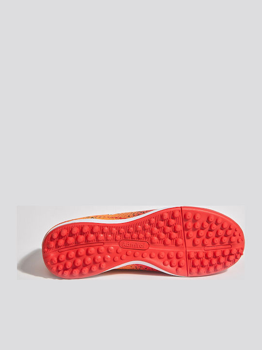 Kids Soccer Cleats with Turf Orange