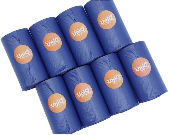 Uniq Blue Dog Excrement Bags 8 Rolls 20 Units Sea Breeze
