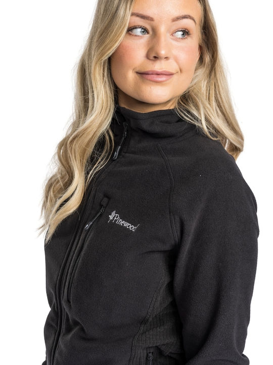 Pinewood Air Vent Γυναικεία Κυνηγετική Ζακέτα Fleece Μαύρο