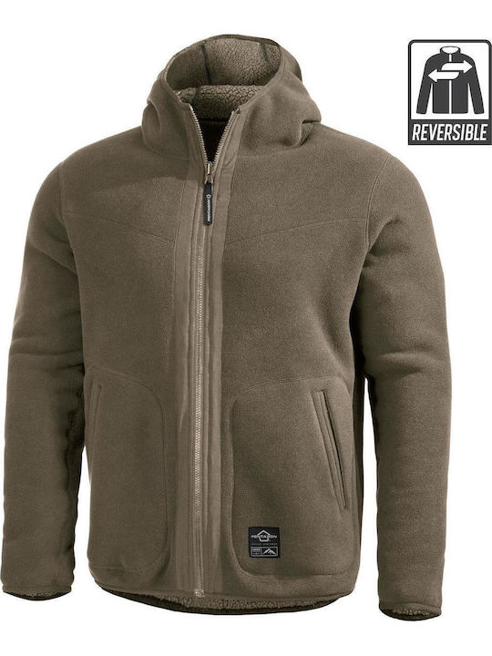 Pentagon Ianos Sherpa Jagdjacke Vlies Schwarz