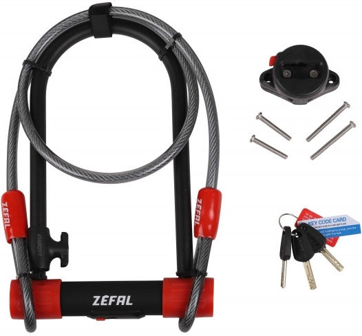 Zefal K-traz Bicycle Cable Lock with Key