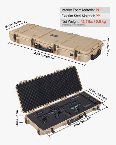 Vevor Khaki Weapon Case 106.6cm
