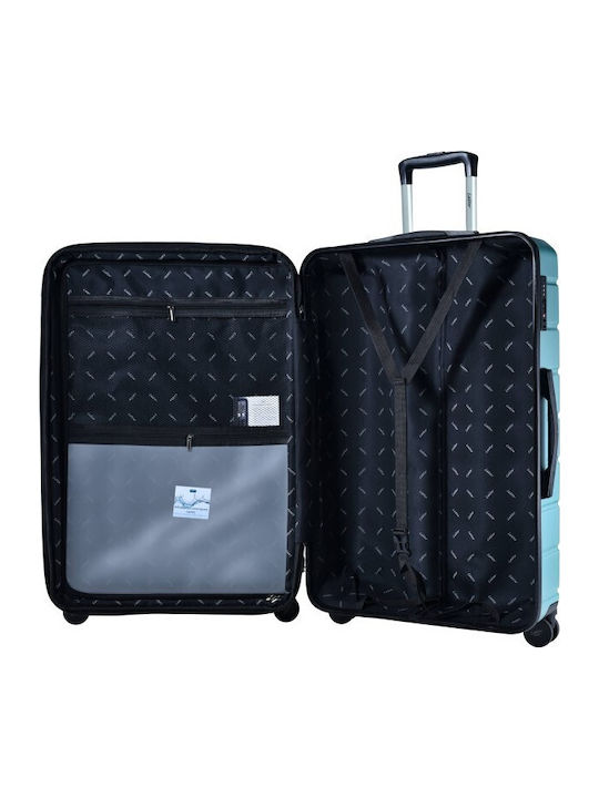 Lavor Cabin Travel Suitcase Hard Bay Leaf Mint with 4 Wheels Height 55cm 1-601