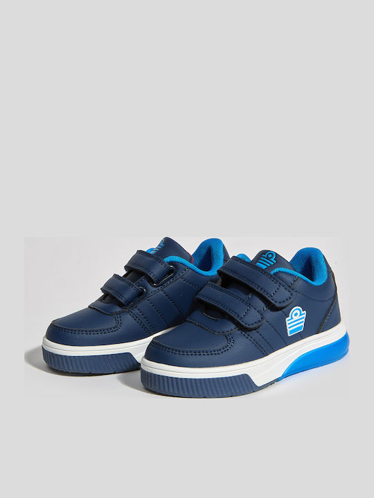 Kinder Sneakers mit Klettverschluss & Lichtern Blau