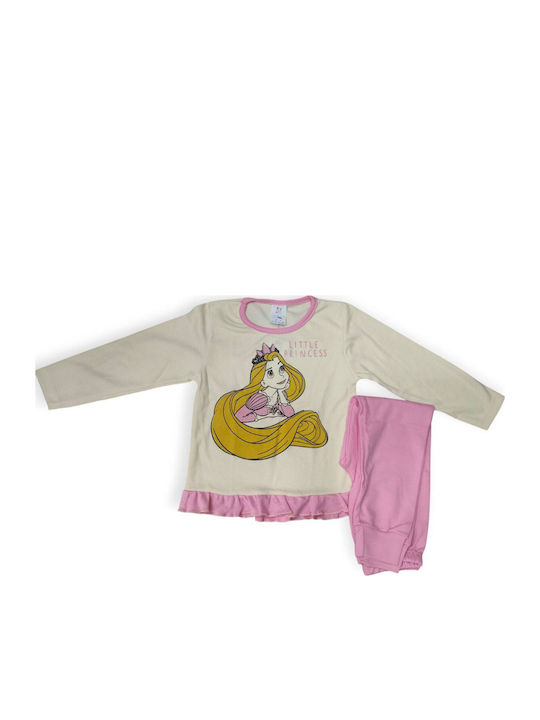 Natura Kids' Pajamas Pink Cream