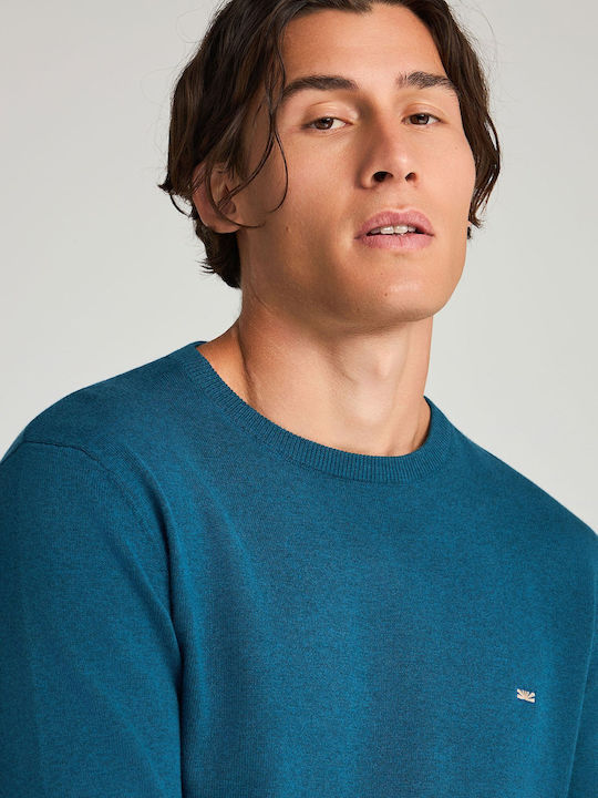 Long Sleeve Sweater TEAL MELANGE