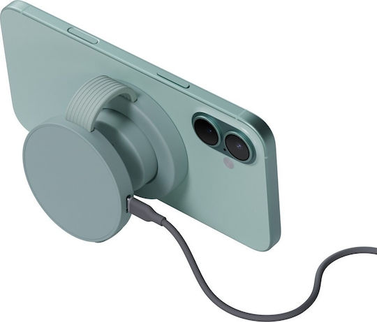 Bazic Încărcător Magsafe 15W Pistachio (Bazic GoMag Trio 2)