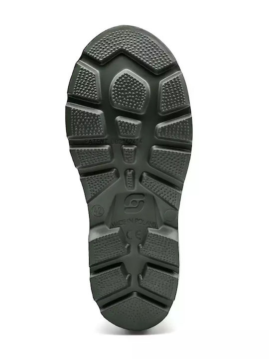 Camminare Wasserdichte Jagdgummistiefel in Schwarz Farbe