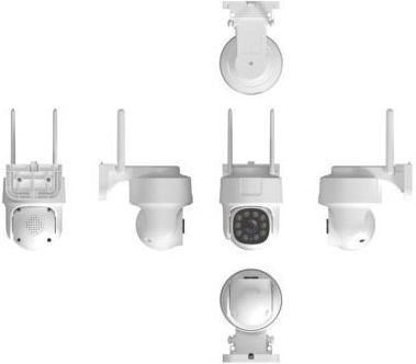 Axred RHS-500 IP Cameră de Supraveghere Wi-Fi Full HD+ 5MP Rezistentă la apă cu Comunicare Bidirecțională și Lentilă 2.4mm