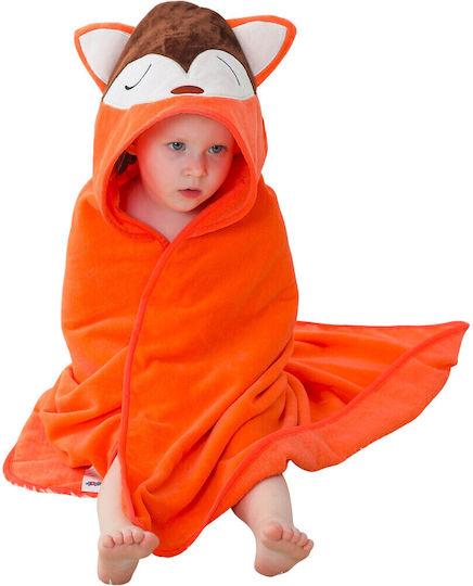 Orange Fox Детско Пончо За Баня Queen Mother