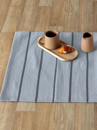 Palamaiki Pin Rug Rectangular Cotton Green