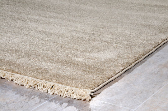 Tzikas Carpets Parma 19403 Χειροποίητο με Κρόσια 133x190cm Χρώμα ΚΡΕΜ