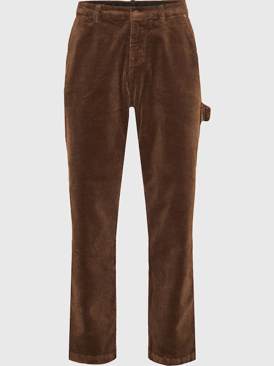 Trousers Chino in Loose Fit Brown