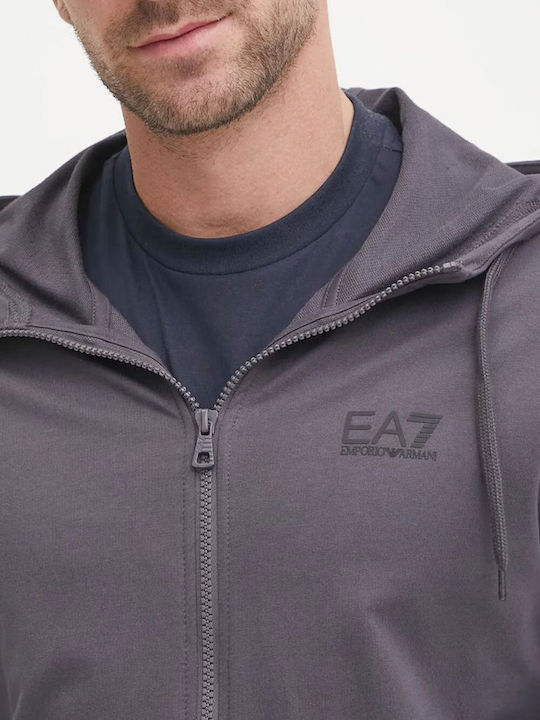 Sweatshirt with Hood Asphalt
