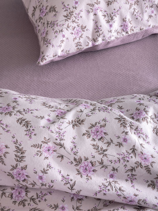 Palamaiki Duvet Cover Set Cotton Single with Pillowcase 170x250 Fb0235 Pink