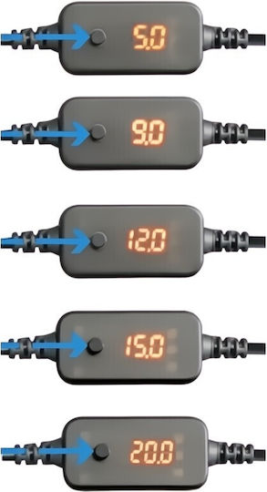 Ez-usbcpd1 Usb-C към DC 5.5x2.1мм Decoy Кабел PD 60W