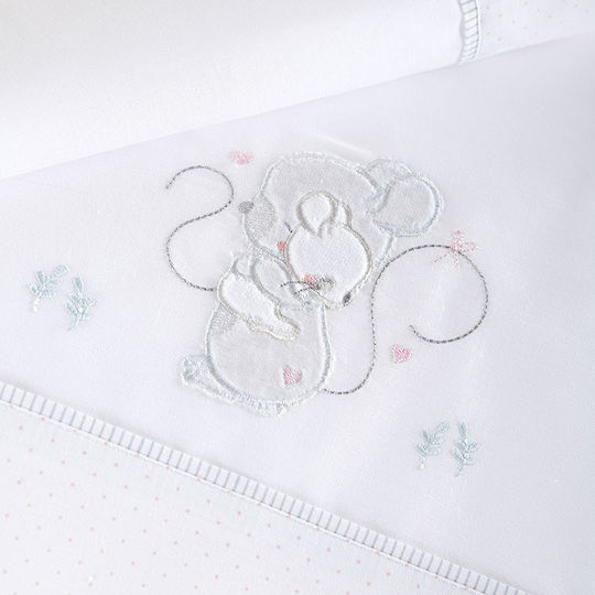 Rythmos Blanket Cot Waffle Pink 120x150cm