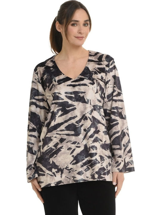 Primavera Winter Women's Pyjama Set Black