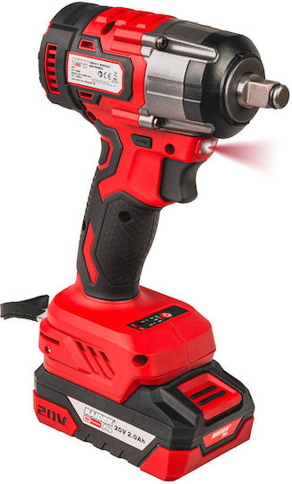 Raider 030255 Set Angle Wheel & Drill Driver & Impact Driver 20V with 2 Batteries 2Ah and Case