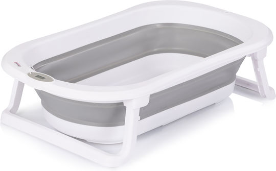 Chipolino Babybadewanne mit Basis mit Thermometer Gray